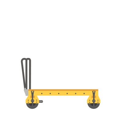 Immagine Mesilla transporte aluminio vías