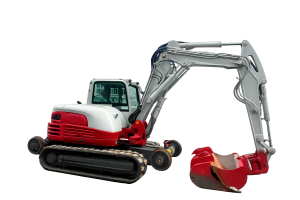 Excavadora para vías