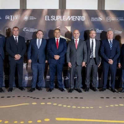 El equipo directivo de Alayan Rentals en la gala de El Suplemento Alayan Rent