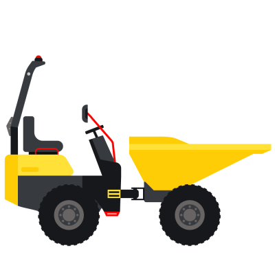 Immagine Mini Dumper Gommato 15 q