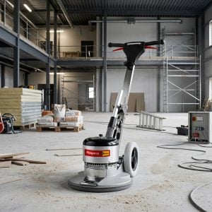 Lucidatrice monospazzola per parquet e pavimenti a noleggio Alayan Rentals su sfondo bianco