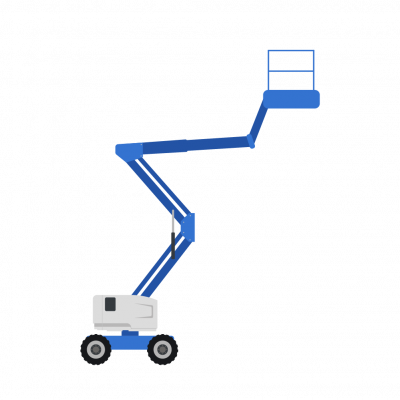 Immagine Elevador de braço articulado de 12 m