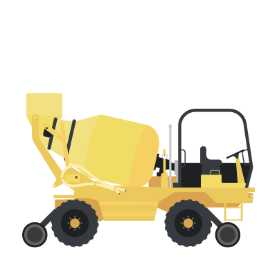 Immagine Auto-betoneira para vias férreas